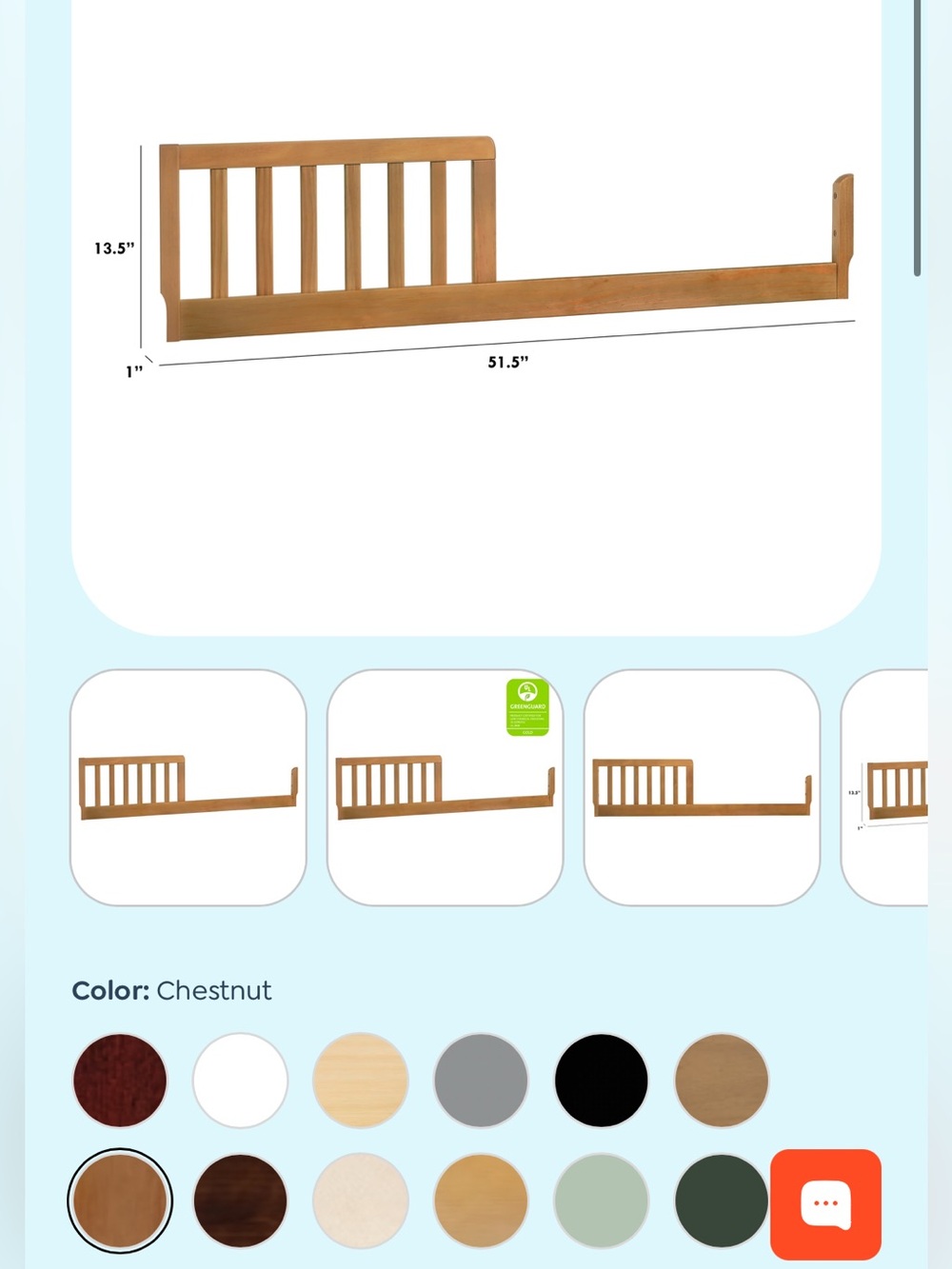 Davinci Toddler Bed Conversion Kit (M3099) - Picture 16 of 16